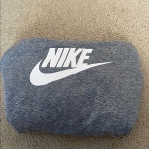 Gray Nike sweatshirt